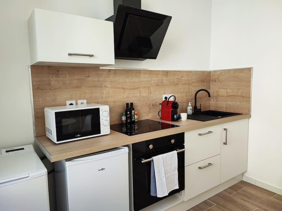 Escale Entre Cite Et Bastide Clim Wifi Smart Tv Apartment Carcassonne Bagian luar foto